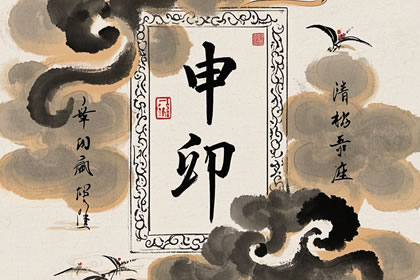 八字中带有申卯的人一生运程如何？