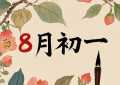1962年8月初一农历出生人八字如何？