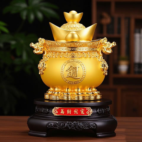 招财进宝摆件摆在家中哪里效果最好 不同房间放什么能提升财运