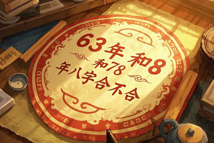 63年和78年八字合不合？水火里熬糖浆