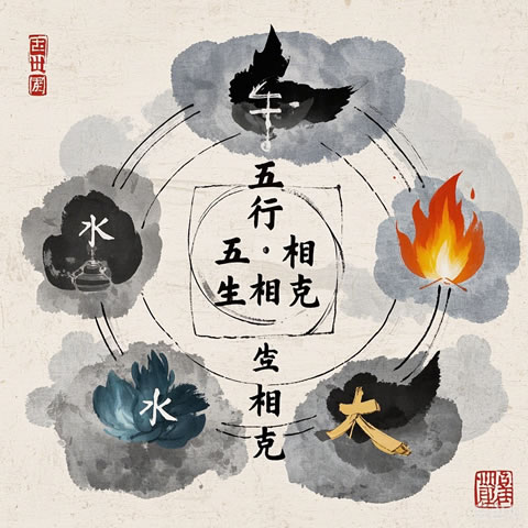八字算命五行相生相克什么意思
