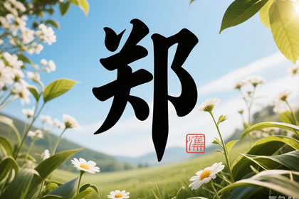 2025蛇年出生姓郑取名一后面配什么字好听? 