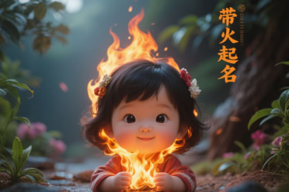 五行取名 好听稀少带火的女孩名字