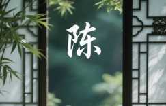 陈姓男孩取名霸气用字搭配方法