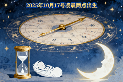 2025年10月17号凌晨两点出生八字好吗