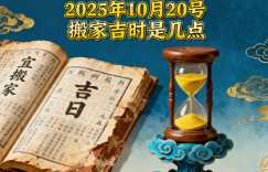2025年10月20号搬家吉时是几点 适合搬家吗