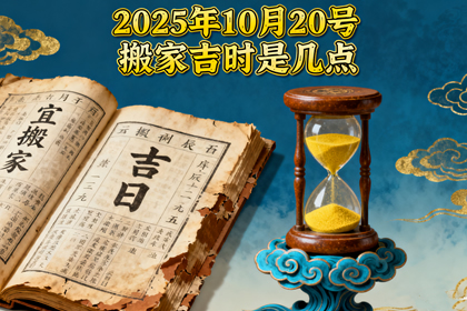 2025年10月20号搬家吉时是几点 适合搬家吗