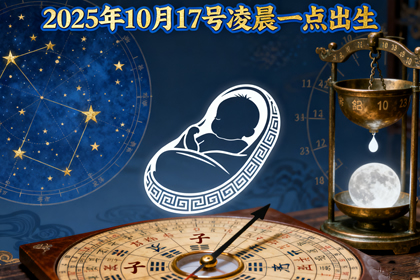 2025年10月17号凌晨一点出生八字好吗