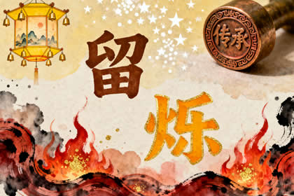 男孩姓李起名叫李留烁中不中