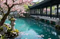 院子里种三种树最吉利：桃树、桂花树、松树